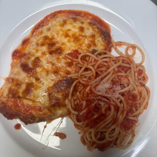 CHICKEN PARM WITH PASTA